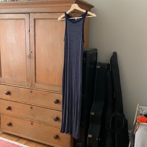 Racer back maxi tank dress